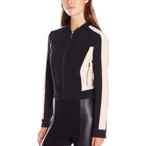 BCBGMaxAzria Hugo Color Block Structured Jacket